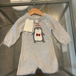 Elegant baby Xmas jumpsuit
